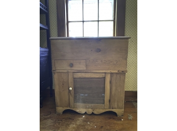 PINE LIFT TOP COMMODE