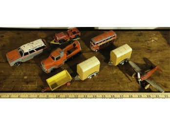 GROUP OF METAL TOY VEHICLES