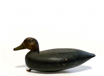 CARVED AND PAINTED WORKING MALLARD DECOY