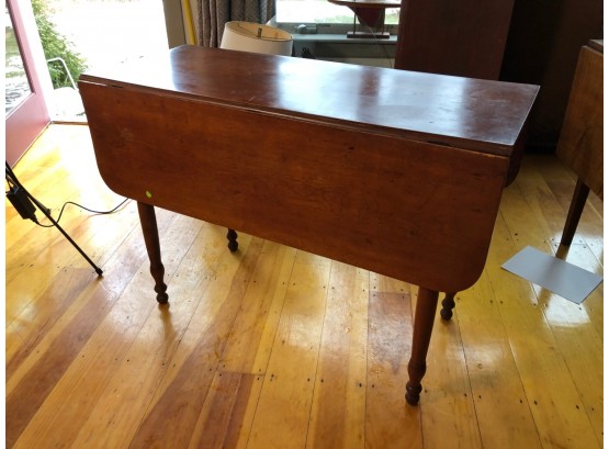 COUNTRY SHERATON CHERRY DROP-LEAF DINING TABLE