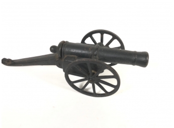 LATE 19TH CENTURY CAST IRON CANNON TOY