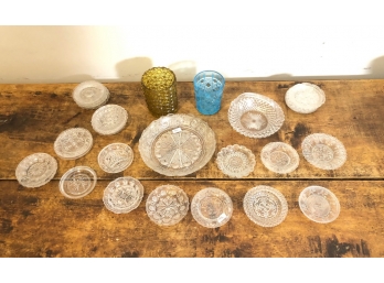 29 PIECES OF AMERICAN PATTERN GLASS