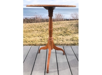 PERIOD FEDERAL PINE CANDLE STAND