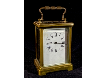 BRASS FRENCH CARRIAGE CLOCK