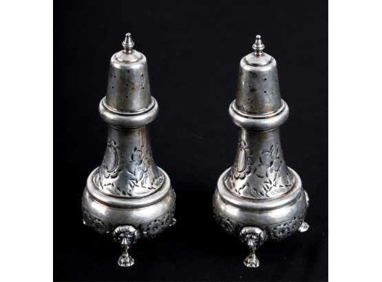 (4) BALDWIN AND MILLER STERLING SILVER SHAKERS