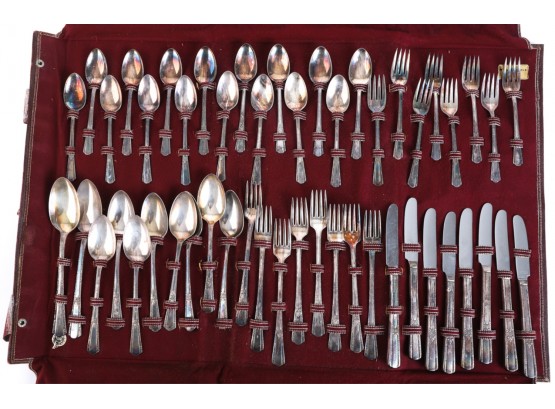 ROGERS SILVER PLATED FLATWARE SET
