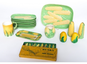 (14) PIECES OF MADE IN JAPAN CORN ACCESSORIES