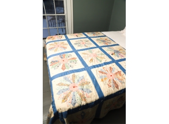 (Early 20th c) QUILTED COVERLET