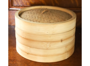 CHINESE (4) TIER BAMBOO STEAMER
