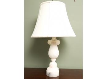 EGYPTIAN REVIVAL ALABASTER TABLE LAMP