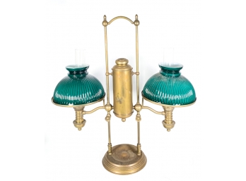 19TH CENTURY DOUBLE STUDENT LAMP