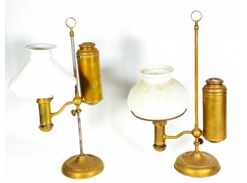 A PAIR OF VICTORIAN STUDENT LAMPS