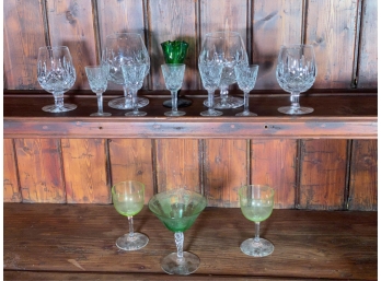 (13) ASSORTED STEMWARE INCLUDES WATERFORD