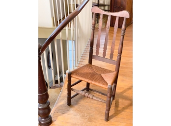 NEW HAMPSHIRE QUEEN ANNE BANNISTER-BACK SIDE CHAIR