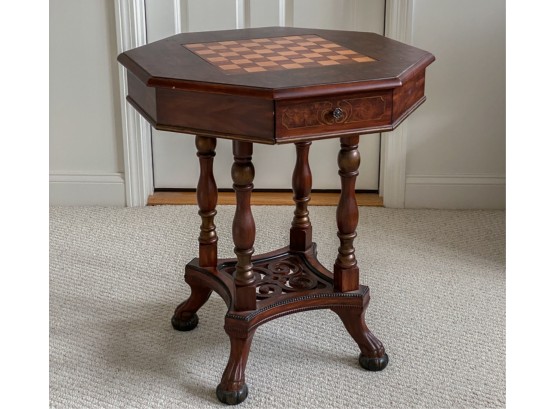 OCTANOGAL (3) DRAWER GAME TABLE W/ REMOVABLE BOARD