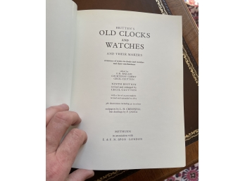 BRITTENS OLD CLOCKS AND WATCHES AND THEIR MAKERS