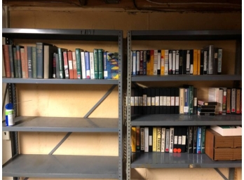LOT BOOKS AND VHS TAPES