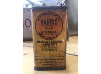 VINTAGE A.W. HARRIS OIL CAN