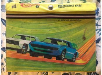HOTWHEELS COLLECTOR'S CASE W/ (12) CARS