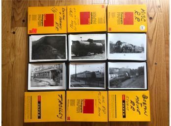 (6) BOXES RAILWAY/TROLLYEY RELATED PHOTOS