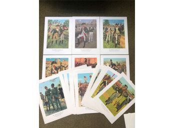 (20) 'THE AMERICAN SOLDIER' REPRO COLOR PRINTS