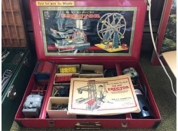 ALL ELECTRIC ERECTOR SET W/ EXTRA PARTS