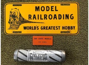 (3) PIECE TRAIN COLLECTIBLES LOT