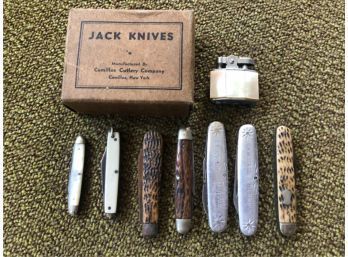JACK KNIFE LOT INCLUDING NEW OLD STOCK