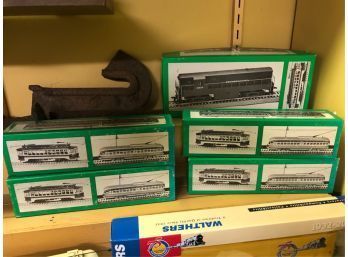 (5) MODEL TRAIN BODIES WITHOUT PAINT