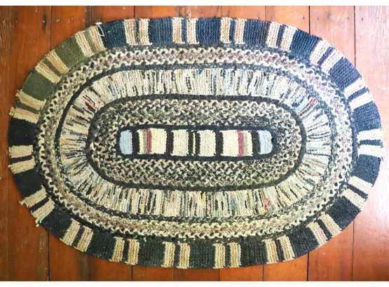 BRAIDED and HOOKED RUG