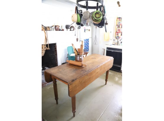 COUNTRY SHERATON DROP LEAF KITCHEN TABLE