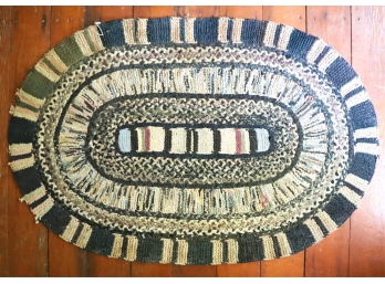 BRAIDED and HOOKED RUG