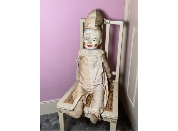 LARGE COMPOSITION CLOWN DOLL