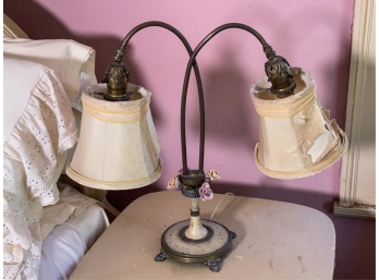 1930's (2) LIGHT BOUDOIR LAMP