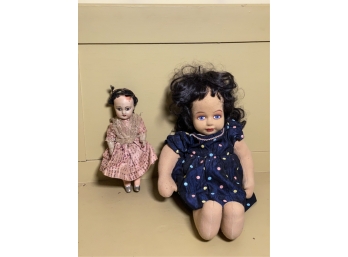 NYLON DOLL with HAND PAINTED FACE