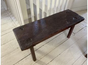 EARLY BENCH in BROWN PAINT