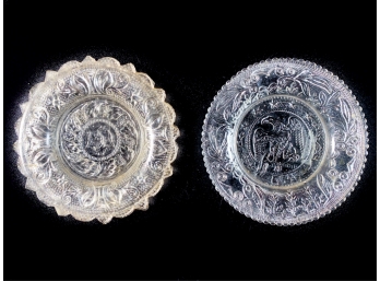 (2) LEE / ROSE NO. 661 & 665-A CUP PLATES