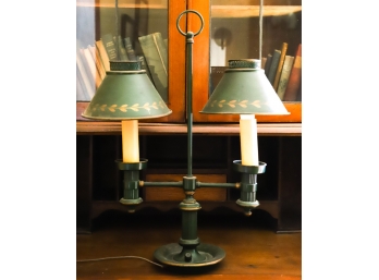 DOUBLE TOLE TABLE LAMP