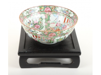 (Early 20th c) ROSE MEDALLION BOWL