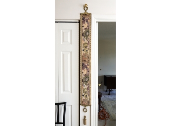 EMBROIDERED TAPESTRY 'BELL PULL'
