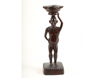 AFRICAN FIGURAL CARVED STAND
