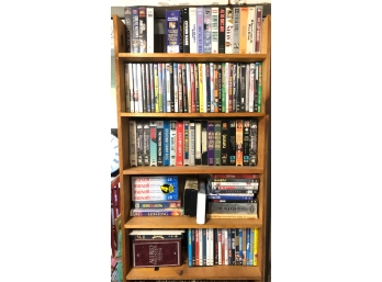 COLLECTION DVDS AND VHS TAPES