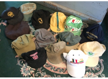 (15) MISC HATS, SOME W/ ADVERTISING