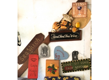 (8) DECORATIVE SIGNS AND WALL HANGINGS
