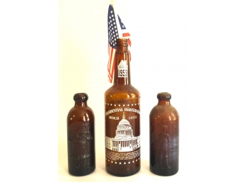 1953 PRESIDENTIAL INAUGURATION BOTTLE W/ (2) OTHER