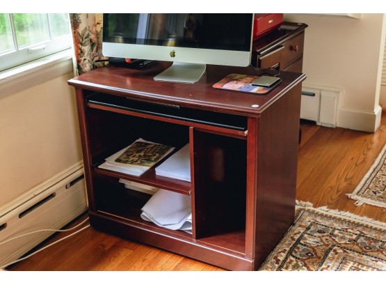 COMPUTER STAND with PULLOUT SHELF for KEYPAD
