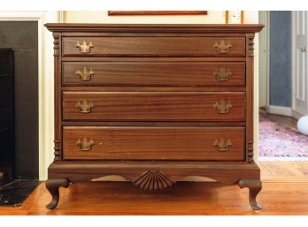 QUEEN ANNE STYLE CHEST OF DRAWERS