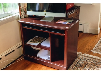 COMPUTER STAND with PULLOUT SHELF for KEYPAD