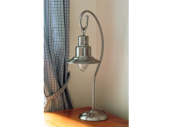 CONTEMPORARY TABLE LAMP with BRUSHED NICKEL FINISH