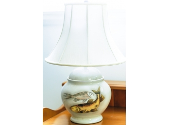 CURRY & COMPANY CERAMIC ASIAN INSPIRED TABLE LAMP